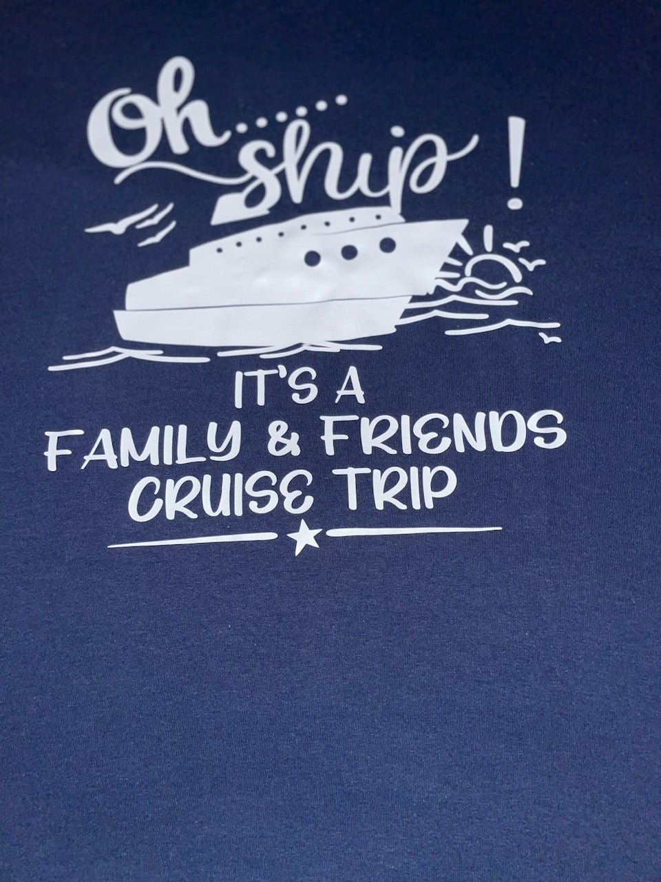 Navy Family & Friends Trip Shirts